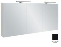Зеркальный шкаф Jacob Delafon 1400х650х143 мм EB1370-M61 чёрный матовый