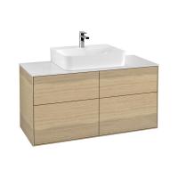 Тумба под раковину Villeroy & Boch Finion 1200х501 мм F13100PC дуб/белый