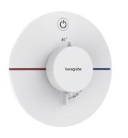 Термостат Hansgrohe ShowerSelect Comfort S (внешняя часть для 1 потребителя) 15553700 матовый белый