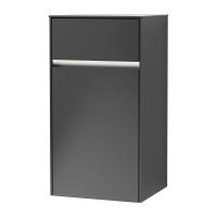 Боковой шкафчик Villeroy & Boch Collaro 404x748 мм петли справа, с подсветкой C032L1PD чёрный матовый