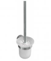 Туалетный ёрш Bemeta Neo подвесной, белая щётка 104113015 шлифованная сталь
