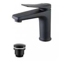 Смеситель для раковины Lemark Bronx LM3706BL чёрный