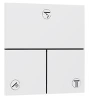 Запорный вентиль Hansgrohe ShowerSelect Comfort E (внешняя часть для 3 потребителей) 15573700 матовый белый