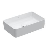 Раковина накладная Villeroy & Boch Collaro 560x360 мм Stone White CeramicPlus 4A2056RW белый матовый