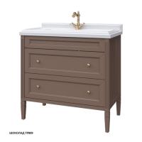 Тумба под раковину Caprigo Albion Concept 90 886х498 мм (2 ящика) 34018 UV TP809 шоколад