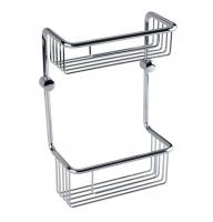 Полка для душа двойная Bemeta Cytro 220 мм 146208182 хром