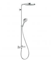 Душевая система с термостатом для душа Hansgrohe Raindance Select S Showerpipe 240 2jet 27129400 белый/хром