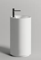 Раковина напольная Salini Armonia Top 01 Ø450 мм S-Stone 130124M белый матовый