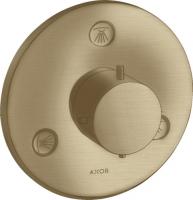 Запорный/переключающий вентиль Axor Starck Trio/Quattro (внешняя часть) 10930140 шлифованная бронза