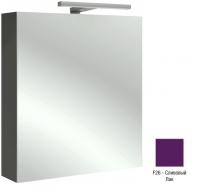 Зеркальный шкаф Jacob Delafon 600х650х143 мм петли справа EB795DRU-F26 сливовый глянцевый