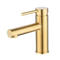 Смеситель для раковины Caprigo Don 53-020-BRG матовое золото
