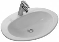 Раковина врезная Jacob Delafon Ovale Dessus 630х480 мм E1273-00 белый