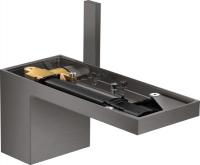 Смеситель для раковины Axor MyEdition 70 ComfortZone (без панели) 47012340 шлифованный чёрный хром