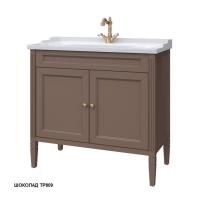 Тумба под раковину Caprigo Albion Concept 90 886х450 мм (2 двери) 34013 TP809 шоколад