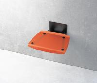 Сиденье откидное Ravak Ovo-B B8F0000047 оранжевый/чёрный