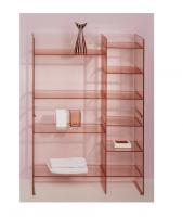 Стеллаж Laufen Kartell 750х260х530 мм 3893310930001 лёгкий розовый