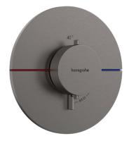 Термостат Hansgrohe ShowerSelect Comfort S (внешняя часть) 15559340 шлифованный чёрный хром