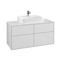 Тумба под раковину Villeroy & Boch Finion 1200х501 мм F13100GF белый глянцевый/белый