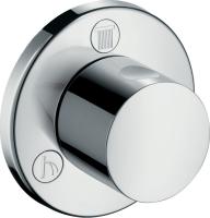 Запорный/переключающий вентиль Hansgrohe S Trio/Quattro (внешняя часть) 15932000 хром