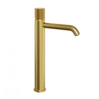 Смеситель для раковины Paini Cox Grip высокий 7GPJ205OLL матовое золото