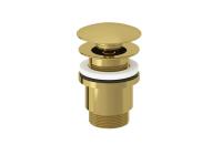 Донный клапан Kludi Push-Open 10426N0-00 брашированное золото