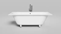 Ванна встраиваемая Salini Ornella Axis S-Stone 170х75 см 103423M белый матовый