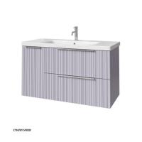 Тумба под раковину Caprigo Rain 100 976х446 мм (2 ящика, 1 дверь) 36515L SF-028 стилл