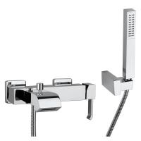 Смеситель для ванны Paini Q с аксессуаром 19CR105 хром
