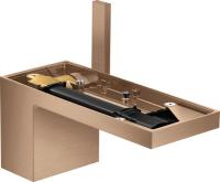 Смеситель для раковины Axor MyEdition 70 ComfortZone (без панели) 47012310 шлифованное красное золото