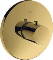 Термостат Axor Uno HighFlow (внешняя часть) 38715990 полированное золото