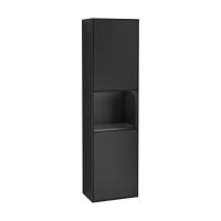 Пенал Villeroy & Boch Finion 418х270х1516 мм петли слева F460PDPD чёрный матовый/чёрный матовый