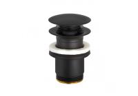 Донный клапан Kludi Push-Open 1042639-00 чёрный матовый