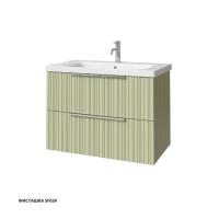 Тумба под раковину Caprigo Rain 80 770х446 мм (2 ящика) 36512 SF-024 фисташка