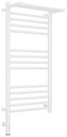 Полотенцесушитель электрический Сунержа Богема 3.0 с полкой 800х400 мм левый 30-5806-8040 матовый белый