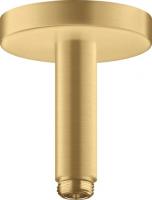 Потолочное подсоединение Axor 100 мм 26432250 шлифованное золото
