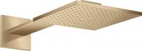 Верхний душ Axor ShowerSolutions 250 2jet с держателем 35310140 шлифованная бронза