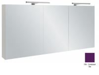 Зеркальный шкаф Jacob Delafon 1400х650х143 мм EB1370-F26 сливовый глянцевый