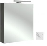 Зеркальный шкаф Jacob Delafon 600х650х143 мм петли справа EB795DRU-NR4 белый мрамор