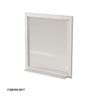 Зеркало Caprigo Albion 726х815 мм с полкой 10331 B017 белый золото