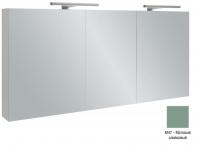 Зеркальный шкаф Jacob Delafon 1300х650х143 мм EB1369-M47 оливковый матовый