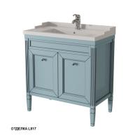 Тумба под раковину Caprigo Albion 80 790х450 мм (2 двери) 10312 L817 антарктида