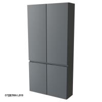 Пенал Caprigo Ponza 1600х800х250 мм гладкий фасад 13551F L810 графит