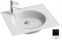 Раковина стеклянная Jacob Delafon Odeon Rive Gauche 606х515 мм EB2560-DE2 матовый чёрный