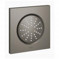 Боковой душ Grohe Rainshower F-Series 5" (1 режим струи) 27 251 AL0 тёмный графит матовый