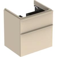Тумба под раковину Geberit Smyle Square 584х470х617 мм 500.352.JL.1 песчаный глянец