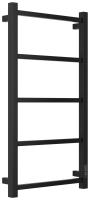 Полотенцесушитель электрический Стилье Формат 26 800х400 мм правый 31526-8040 матовый чёрный