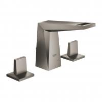 Смеситель для раковины Grohe Allure Brilliant S-Size на 3 отверстия 20 342 AL0 тёмный графит матовый