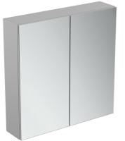 Зеркальный шкаф Ideal Standard Mirror&light 700х700 мм T3590AL алюминий