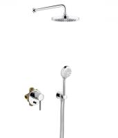 Комплект для душа Kludi Bozz (скрытый монтаж, 7 в 1) 386300576 хром