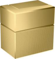 Запорный вентиль Axor Edge (внешняя часть) с алмазной огранкой 46771990 полированное золото